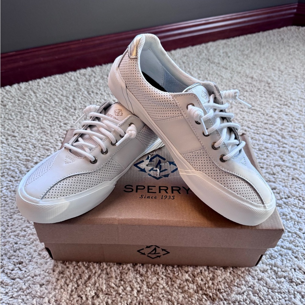 Sperry Women's White Sneakers